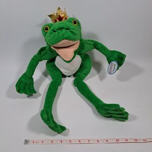 Long Legged Frog Prince Detailed Hand Puppet Story Pre-Owned Clean